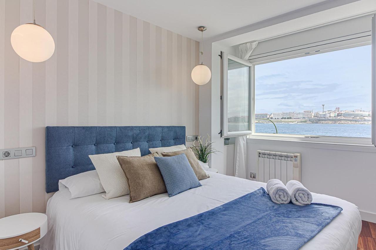 Riazor Ocean View Apartment A Coruña Eksteriør billede